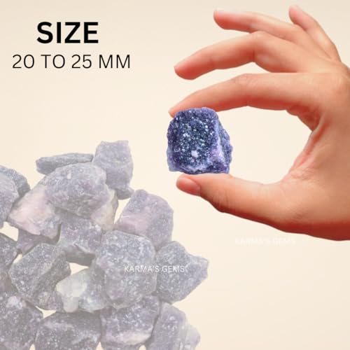 Crystals, Rocks, Jade, Crystals and Healing Stones, Witchcraft Supplies, Healing Crystals, Stones, Healing Stones, Rock Collection, Agate, Raw Stones (Lepidolite, 2 Pcs) - color: Lepidolite