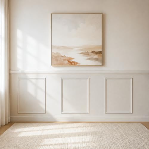 Pre-Cut Paintable Wall Molding Kit, 3 Set Accent Wall Panels (24"x 32") - size: 24"x 32"