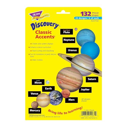 Planets Discovery Classic Accents® Variety Pack - size: 1 Count (Pack of 1)