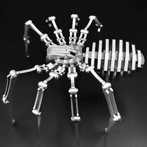 FILASLFT 3D Metal Puzzles for Adults,Mechanical Spider King 3D Puzzles - color: A11-metal Puzzle