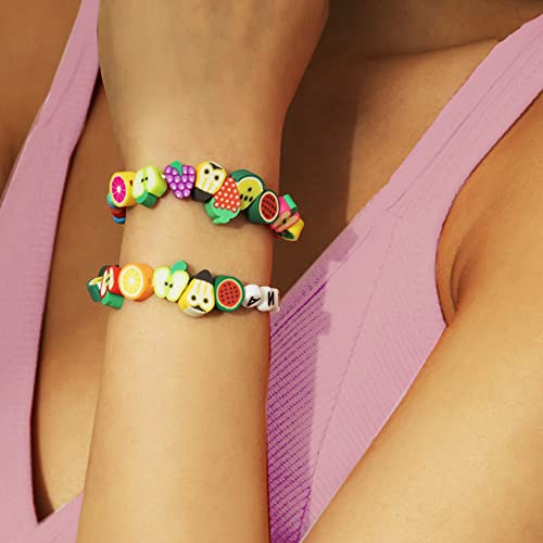 200pcs Fruit Polymer Clay Beads - color: Fruit