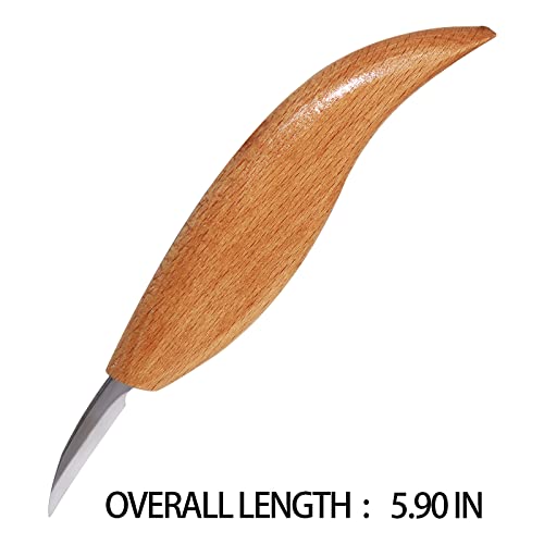 Wood Carving Detail Knife, Chip Carving Knife for Beginners Hobbies Whittling Tool for Men, Women, Adults, and Kids