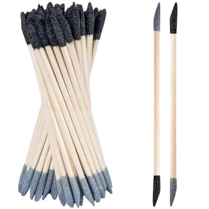 Sanding Sticks 30 Pcs, Double-Ended Sanding Tools for Wood & Plastic Models, 120/280 Grit, 5.4 x 0.2 Inch - Fine Detailing in Tight Spaces with Matchstick Design