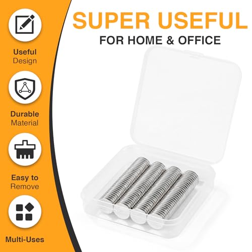 TRYMAG Small Strong Magnets, 12x2mm Rare Earth Magnet, 150Pcs - color: Silver, size: 12x2mm-150Pcs