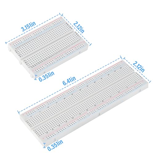Solderless Breadboard Kit, 4 Boards with 120 Flexible Jumper Wires