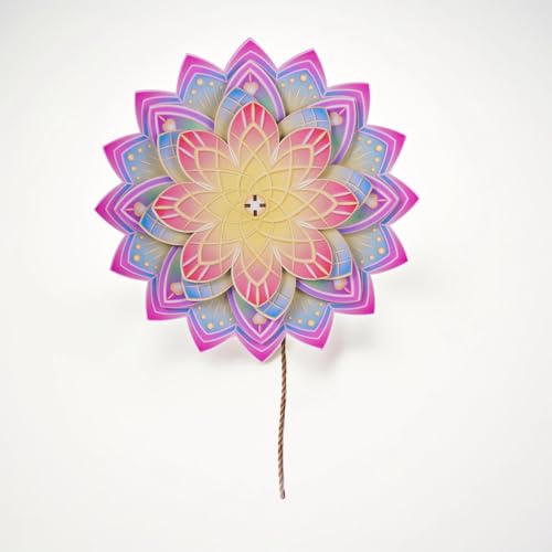 3D Wooden Puzzles Mandala Wall Art for Adults - color: Mandala
