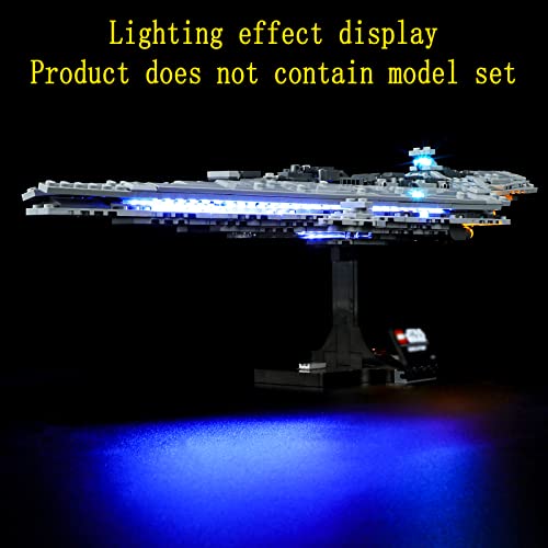 GEAMENT LED Light Kit Compatible with LEGO Executor Super Star Destroyer - for 75356 Model Set (Model Set Not Included)