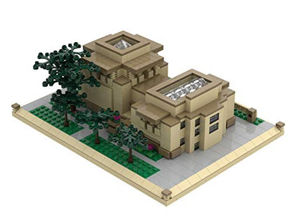 Atom Brick Unity Temple Building Set – Frank Lloyd Wright Model Kit