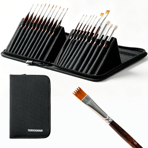 Miniature Paint Brushes Dry Brushes, 20 PCS Model Paint Brushes