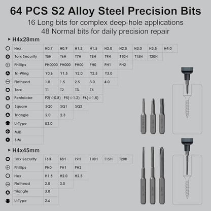 STREBITO Mini Electric Screwdriver Set, 70 in 1 Small Electric Screwdriver - style: Standard