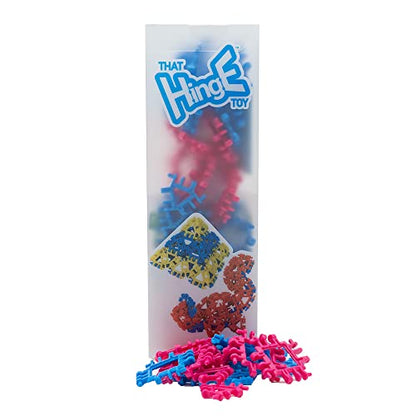 That Hinge Toy 82 Piece Age 7+ STEM Kids Building Toy - Animals + More - style: 82 Pieces Blue + Pink