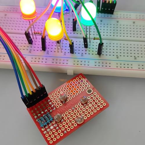 Gikfun 10mm LED Emitting Diodes Light Lamp Diffused F10 Round for Arduino, ESP32, Raspberry Pi, DIY Electronics Red/Yellow/Blue/Green (Pack of 20pcs) AE1258 - size: 20 Count (Pack of 1)