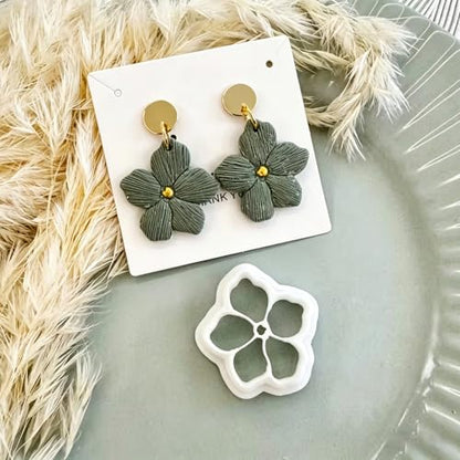 13 Pcs Floral & Leaf Polymer Clay Cutters Set - Daisy, Sunflower & Leaf Imprint Cutters for Polymer Clay Jewelry Making, Fit Summer & Valentine's Day Gift for Friends, Sisters & Wives - color: Sunflower