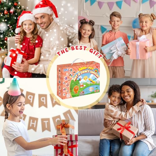 Zefy 3800+ Pcs Arts and Crafts Kit Supplies for Kids, All in One Craft Box - size: 3847 pcs