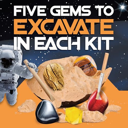 Cosmic Dig Kit by Big Discoveries - Explore the Planets of the Solar System with Gem & Fossil Excavation Kits for Kids | STEM Toy Science Dig Kits with Gemstones for Boys and Girls - style: Venus