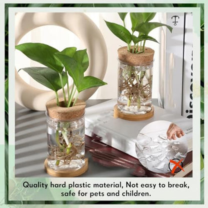 Baderke 12 Pack Propagation Vases for Plants, Classic Style - color: Classic Style