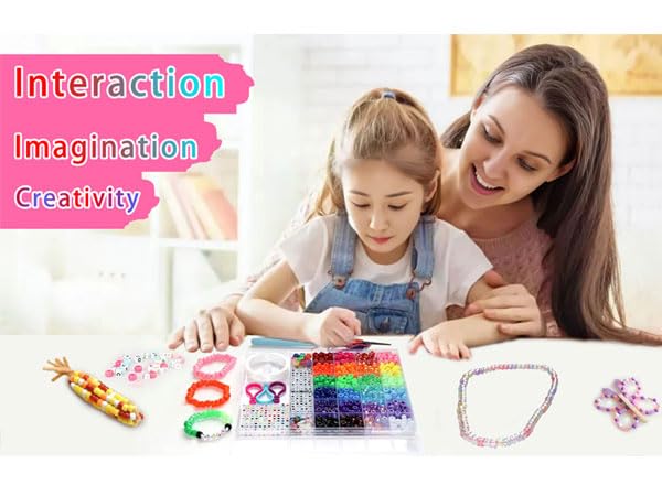 LIS HEGENSA 24Color 1000PCS Kandi Pony Beads Bracelets Jewelry Making Kits - size: 24Color(1000PCS)