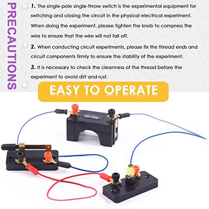 Swpeet 20Pcs E10 Miniature Bulb Holder with E10 White Bulb Kit,Perfect for Physics Laboratory, Electronic Experimenting, Teaching Basic Principles of Electricity & How a Simple Circuit Works - style: E10 Miniature Bulb Holder