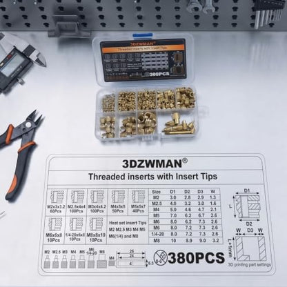 Vertical Heat Set Insert Tool Press for Plastic Parts & 3D Print Components - color: ZW12H+