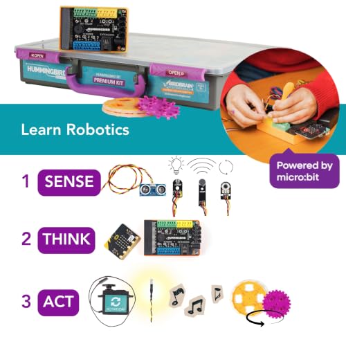 BirdBrain Technologies Hummingbird Bit Premium Kit I Robotics for Kids - style: Single Kit