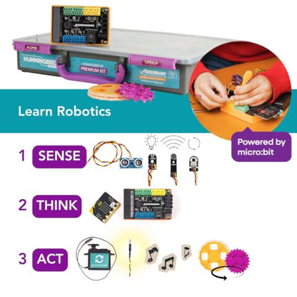 BirdBrain Technologies Hummingbird Bit Premium Kit I Robotics for Kids - style: Single Kit