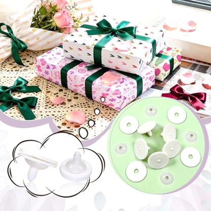 TOAOB 20 Set 55mm Joints for Amigurumis Crochet White Movable Plastic Animals Joints for Crochet Stuffed Animals Crafts Puppets Limbs and Arms Leg Neck Joints Making - size: 55mm