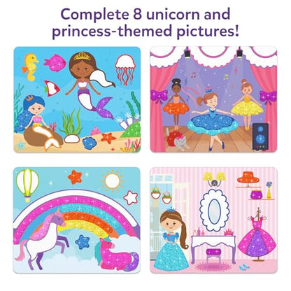 Skillmatics Dot It Sticker Art – Unicorns & Princesses Sparkle, Craft Kit - style: 4. Sparkle Edition
