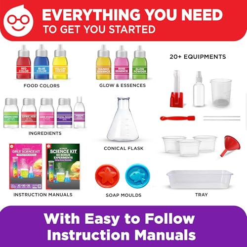 Doctor Jupiter Girls' Ultimate Science Experiments Kit for Kids Ages 8+ - style: Ultimate Girls' Science Kit: 8+