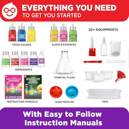 Doctor Jupiter Girls' Ultimate Science Experiments Kit for Kids Ages 8+ - style: Ultimate Girls' Science Kit: 8+