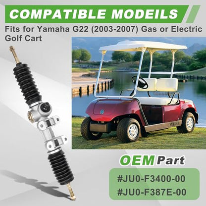 10L0L Golf Cart Steering Gear Box Assembly for Yamaha G22 & G29 Drive