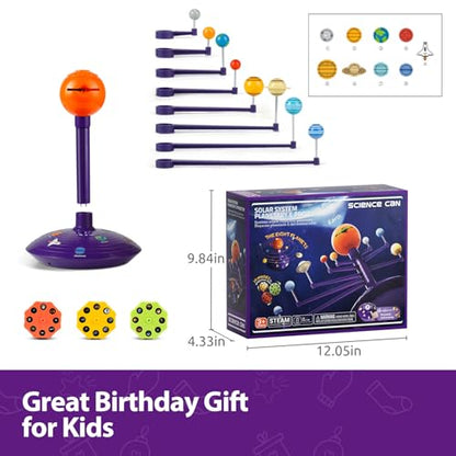 Science Can Solar System for Kids, Talking Astronomy Solar System Model Kit - color: Purple