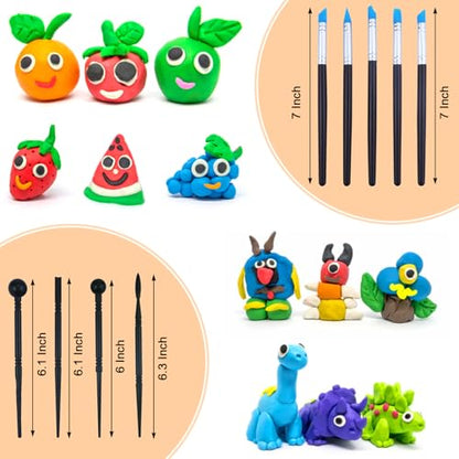 43 PCS Clay Tool,Clay Sculpting Tools Kit with Storage Bag