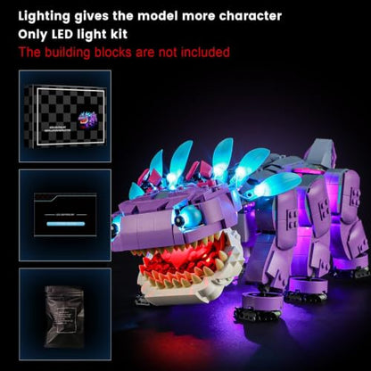 Vaodest LED Light Compatible with 77077 Fortnite Klombo Set,Design and Configuration Compatible with Model 77077(LED Light Only, Not Building Block Kit) - style: 77077 Fortnite Klombo Set