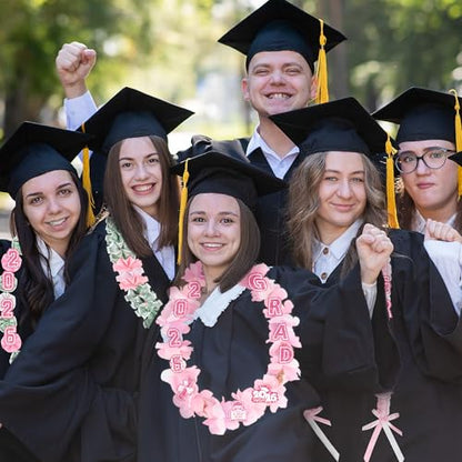 Money Leis for Graduation 2026 - Graduation Leis 2026 Pink Graduations Leis - color: Money Leis - Pink