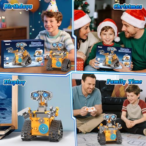 3 in 1 Robot Building Kit Toys for Boys Age 8-12（700Pcs）
