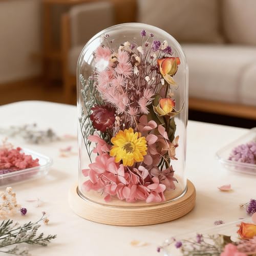 2PCS Dried Flowers Kit, Natural Dried Flowers Kit for DIY Crafts, Scrapbook, Card Making (Style15_28) - color: Style15_28