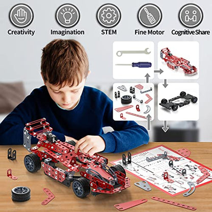 Lucky Doug Building Kit Model Car Set - STEM Project Building Toys for Kids Ages 8-12, Assembly Building Vehicle for Boys 8 9 10 11 Years Old - style: 869-3