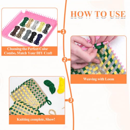 IMengjbang 1200 Pcs Refill Loops for 7-Inch Weaving Loom, 8 Neutral Colors - color: 10 Color