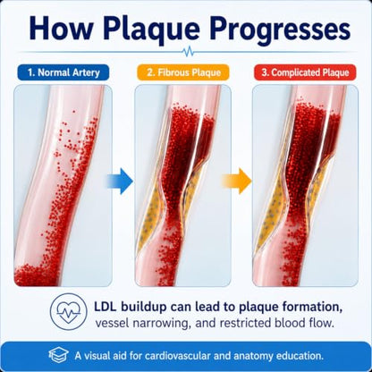 Atherosclerosis Artery Model, LDL Plaque Cardiovascular Teaching Aid