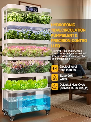 Large Hydroponics Growing System,148 Pod Vertical Indoor Garden Tower