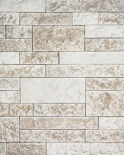 AirStone Primary Stones, Birch Bluff Color Blend, Manufactured Stone - color: White Tones, size: Primary