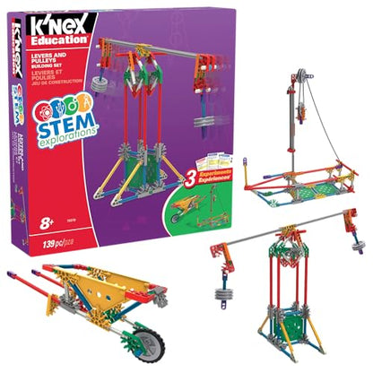 K'NEX Education - STEM Explorations: Levers & Pulleys Building Kit ‚ Kid Construction Play‚ Ages 8+