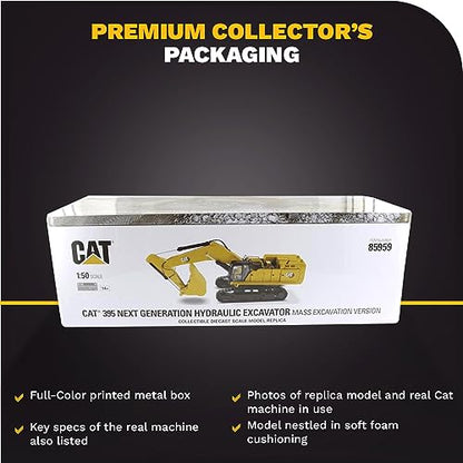 1:50 Caterpillar 395 Large Hydraulic Excavator - High Line Series by Diecast Masters - 85959
