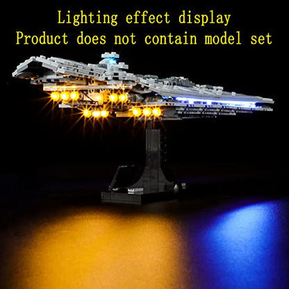 GEAMENT LED Light Kit Compatible with LEGO Executor Super Star Destroyer - for 75356 Model Set (Model Set Not Included)
