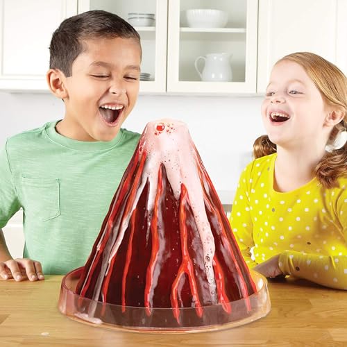 Learning Resources Erupting Cross-Section Volcano Model