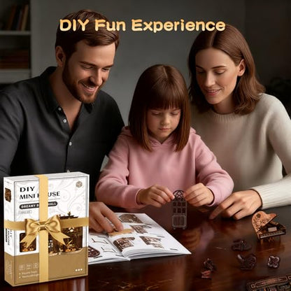 Book Nooks for Adults, DIY Miniature Dollhouse BookNook Kit-Dream Booktore - color: 3d-book Room0