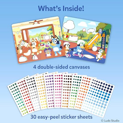 Skillmatics Dot It Bluey – Sticker Art, Travel Toy, Craft Kit for Kids - style: 2. Bluey