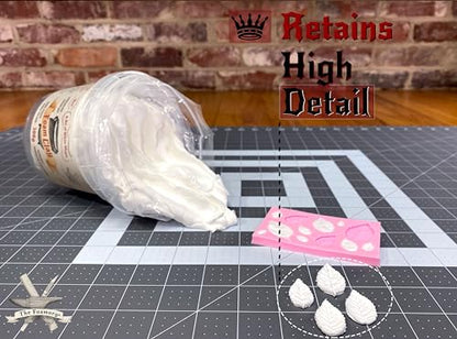 The Foamory White Cosplay Foam Clay (900g) High Density Air Dry Craft Clay - color: White, size: 900g