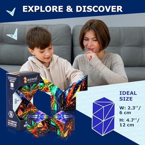 Shashibo ICOSA XL Magnetic Puzzle Toy, Stress Relief Fidget Toy - color: Infinity, size: ICOSA