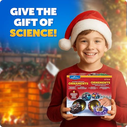 Blue Marble Christmas Ornament Dig Kit with 4 Science Surprises for Kids - style: Dig Kit Ornaments